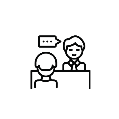Teacher support icon